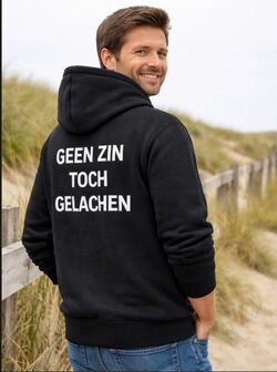 Hoodie &ndash; &ldquo;Geen zin toch gelachen&rdquo;