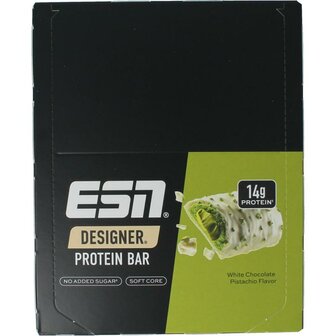  ESN White chocolate pistache bar, 12 stuks