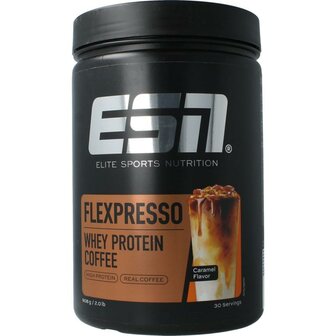ESN Flexpresso protein coffee - caramel flavour, 908 gram