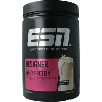  ESN Designer whey vanilla milk, 908 gram