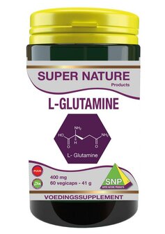 SNP L-Glutamine 400 mg puur, 60 capsules