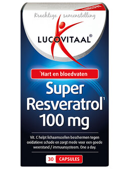 Lucovitaal Super Resveratrol, 30 stuks