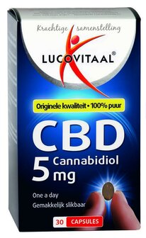 Lucovitaal CBD 5mg, 30 stuks