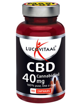 Lucovitaal CBD 40mg, 90 capsules