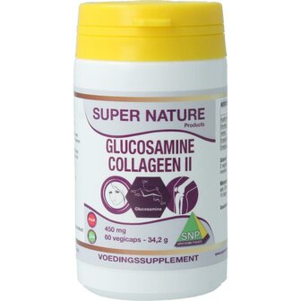 SNP Glucosamine Collageen II Puur, 60 capsules