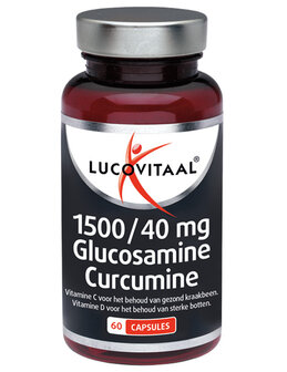  Lucovitaal Glucosamine &amp; curcumine 1500/40 mg, 60 capsules