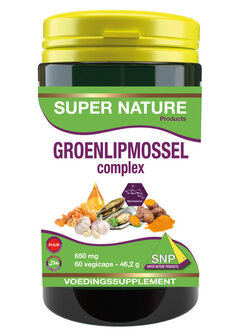  SNP Groenlipmossel complex puur, 60 capsules