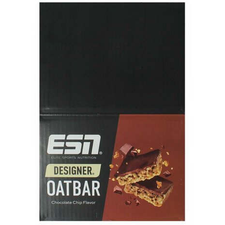  ESN Oat bar chocolate chip, 12 stuks