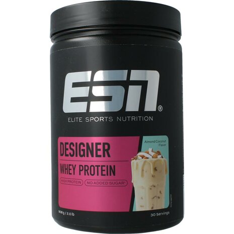  ESN Designer whey almond coconut, 908 gram