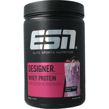 ESN Designer whey cherry yoghurt, 908 gram