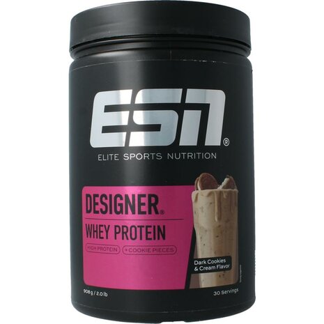 ESN Designer whey protein dark cookies & cream, 908 gram