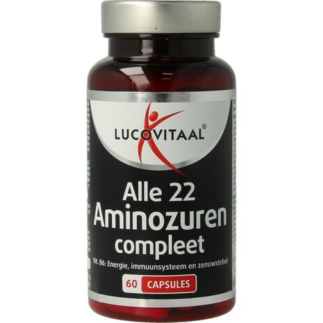 Lucovitaal Alle 22 aminozuren compleet, 60 capsules